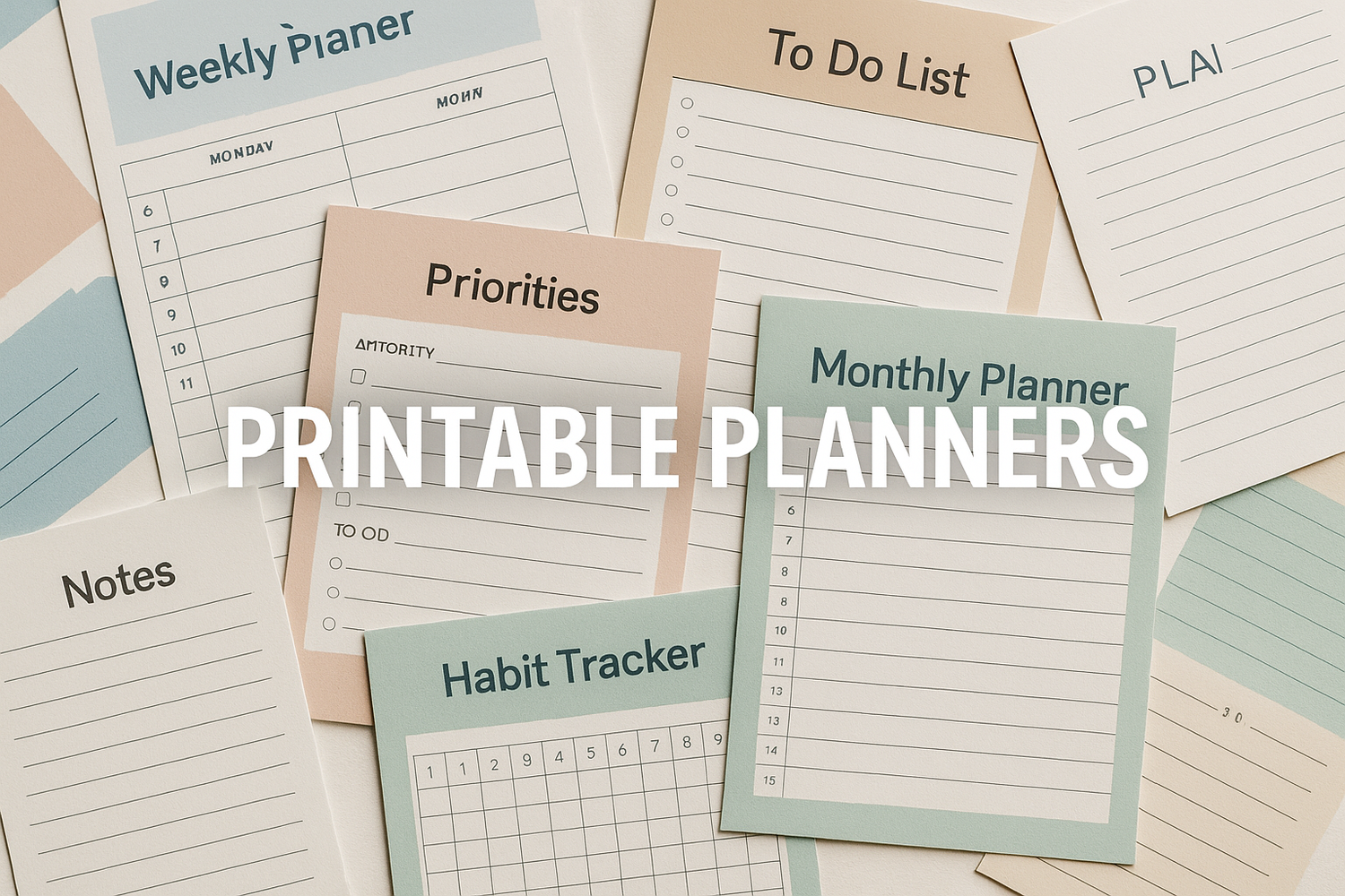 Printable Planners