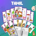 Tamil Preschool Learning Kit – Uyir Ezhuthukkal Flashcards, Early Language Worksheets & Writing Practice for Kids