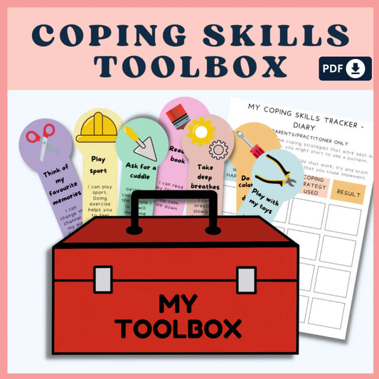 The Kids Ultimate Mental Well-Being Kit – Printable Emotional Regulation & Therapy Workbook Set