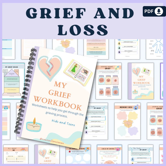 The Kids Ultimate Mental Well-Being Kit – Printable Emotional Regulation & Therapy Workbook Set