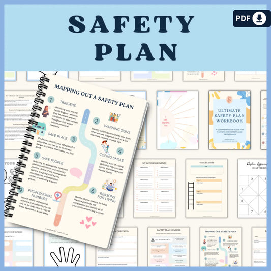 The Kids Ultimate Mental Well-Being Kit – Printable Emotional Regulation & Therapy Workbook Set