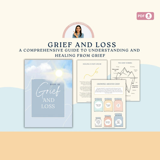 Grief and Loss Resource Bundle – Printable Healing Worksheets, Mindfulness Tools & Emotional Support Activities