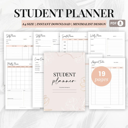 Student Planner Printable – Stay Organized and Succeed in School 🎓✨