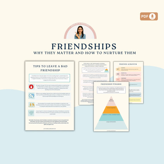 Friendship Skills Workbook – Printable Guide to Building, Navigating & Nurturing Healthy Relationships
