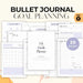 Bullet Journal Goal Planner Printable – Achieve Your Dreams with Clarity 🎯✨