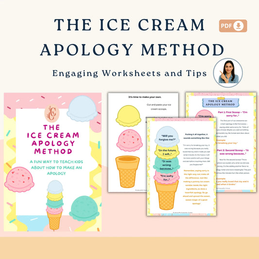 The Ice Cream Apology Method | Interactive Apology Craft for Kids
