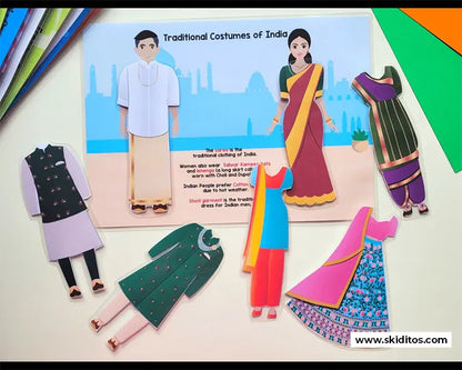 India Busy Book Printable for Toddlers & Preschoolers – 11 Topics, Hands-on Activities