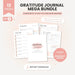 Gratitude Journal Printable Bundle – Manifest Wellness and Mindfulness 🌟✨