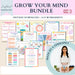 Growth Mindset Workbook – 34 Printable Pages to Improve Self-Esteem, Resilience & Positive Thinking