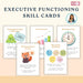 Executive Functioning Skill Cards – 52 Printable Cards for Cognitive Growth, Organization, Focus & Emotional Control
