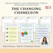 The Changing Chameleon Workbook | Be Your True Self | Self-Acceptance & Identity Reflection
