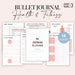 Bullet Journal Printable – Health & Fitness Planner 🏋️‍♀️✨