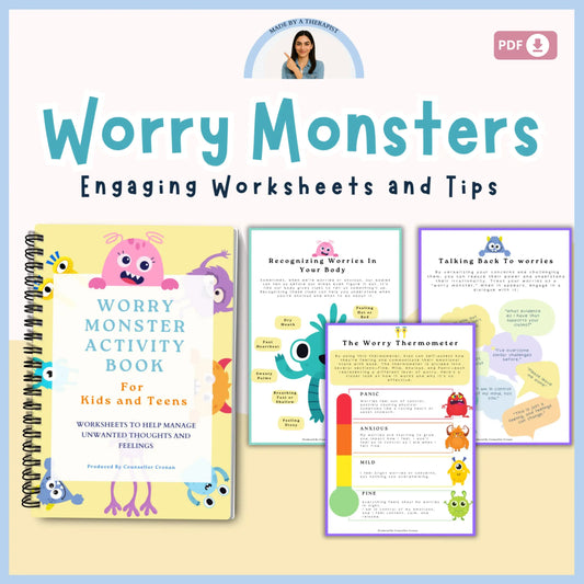 Worry Monsters – Anxiety Coping Skill Tool for Kids