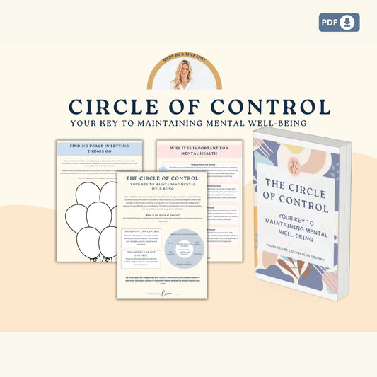 Circle of Control Workbook – 13 Printable Pages to Let Go, Reduce Stress & Build Emotional Resilience