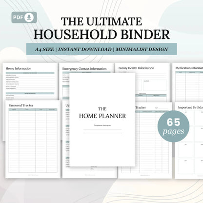 Household Binder Printable – The Ultimate Home Management Planner 🏠✨
