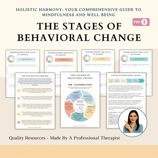 Stages of Change Workbook | Self-Development & Motivation | Behavioral Transformation Guide