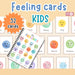 Kids Feeling Cards – 32 Printable Flash Cards for Emotional Recognition & Self-Regulation