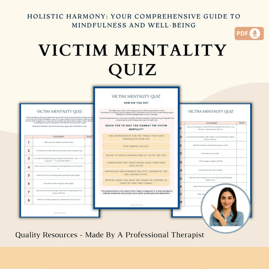Victim Mentality Quiz – Explore, Reflect, and Shift Toward a Healthier Mindset