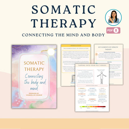 Somatic Therapy Workbook – Pathways to Healing | 65-Page Printable Guide for Emotional Regulation, Trauma Recovery & Body-Mind Integration by Printable by Disha