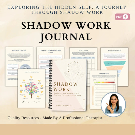 Shadow Work Journal – 70-Page Printable Guide to Self-Discovery, Healing & Emotional Growth