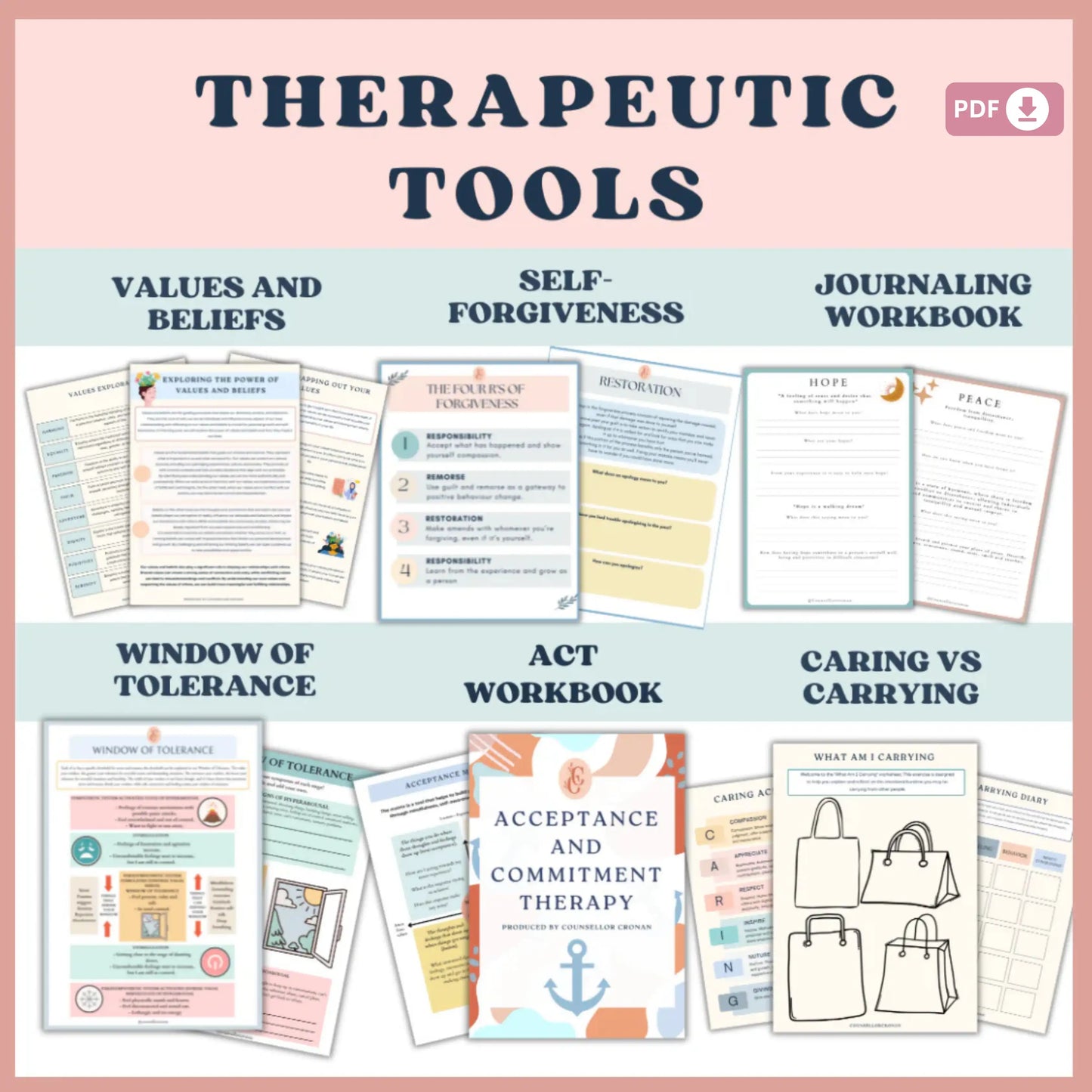 Therapeutic Tools Ultimate Bundle – For Inner Healing & Emotional Wellness