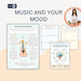Music and Your Mood – Printable Therapy & Self-Care Worksheets to Explore Emotions Through Music