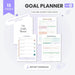 Ultimate Goal Planner Kit – SMART Goal Setting, Trackers, and Productivity Tools 🎯✨
