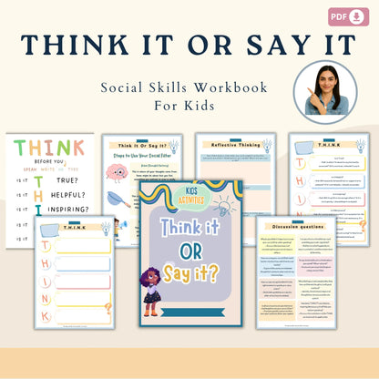 Think It or Say It: The Social Filter Workbook