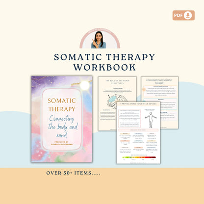 Somatic Therapy Bundle – Printable Trauma Recovery Tools, Polyvagal Theory Charts & Body-Based Healing Exercises