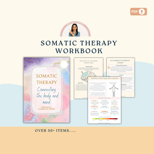 Somatic Therapy Bundle – Printable Trauma Recovery Tools, Polyvagal Theory Charts & Body-Based Healing Exercises