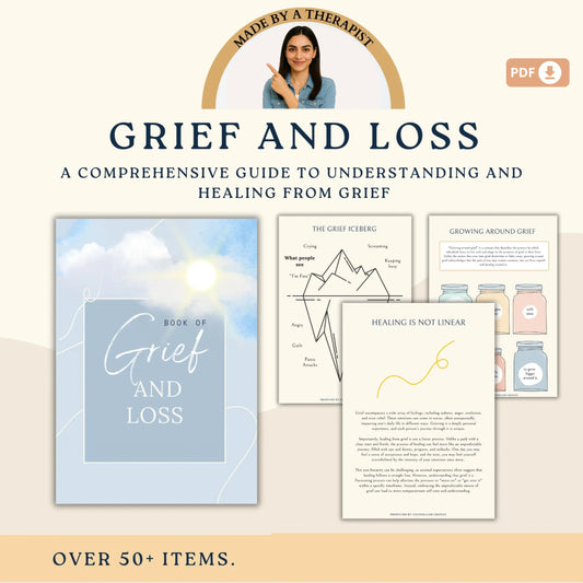 Life Skills Therapy Bundle – Printable Tools for Emotional Growth, Boundaries, Self-Care & Resilience