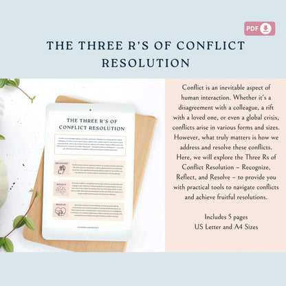 The Three R’s of Conflict Resolution | Assertive Communication & Relationship Skills