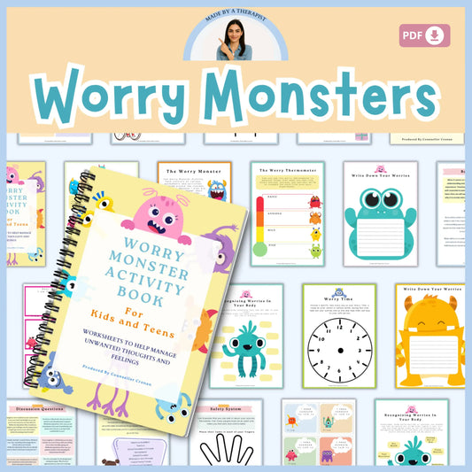 Worry Monsters – Anxiety Coping Skill Tool for Kids