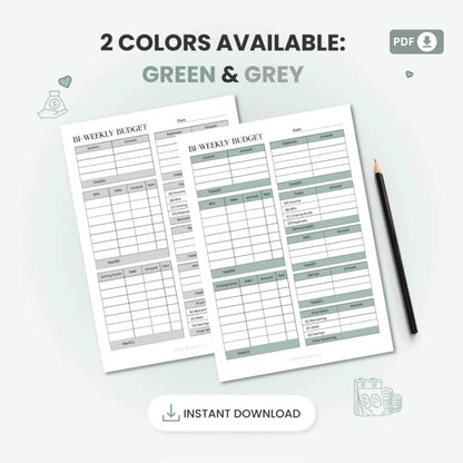 Budget Planner Printable – Take Control of Your Finances 💰✨