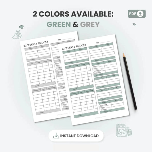 Budget Planner Printable – Take Control of Your Finances 💰✨