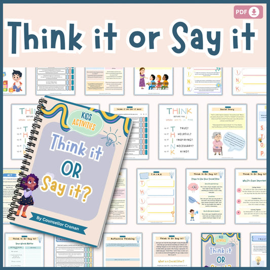 Think It or Say It: The Social Filter Workbook