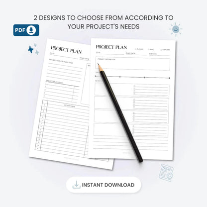 Project Planner Printable – Your Productivity Power Tool 🖊️✨