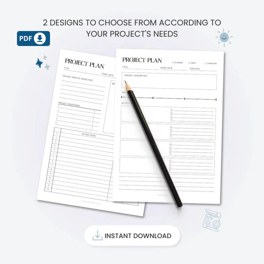Project Planner Printable – Your Productivity Power Tool 🖊️✨