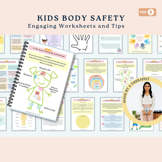 Body Safety Workbook for Kids – 50 Printable Pages of Child Protection Education, Boundaries & Confidence Building