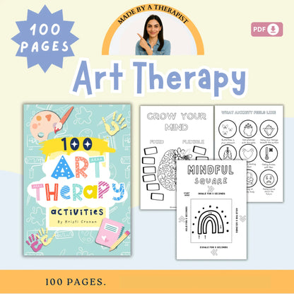 Kids Counseling Essentials Bundle – Printable Therapy Worksheets for Coping Skills, Emotional Expression & Self-Regulation