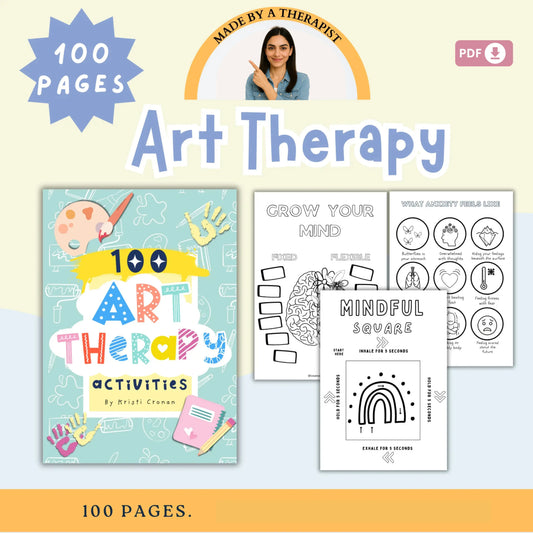 Kids Counseling Essentials Bundle – Printable Therapy Worksheets for Coping Skills, Emotional Expression & Self-Regulation