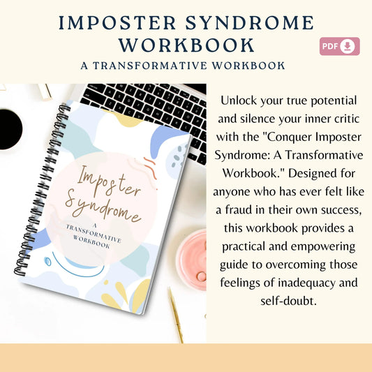 Imposter Syndrome Workbook – Printable Guide to Overcome Self-Doubt, Build Confidence & Embrace Your Success