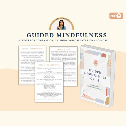Mindfulness Bundle for Better Peace – Printable Meditations, Affirmations & Journals for Calm & Clarity