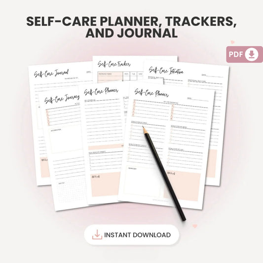Self-Care Planner Printable – A Journey to Self-Love and Mental Wellness 💖✨