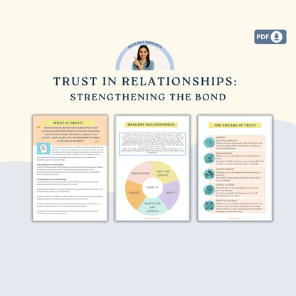 Couples Therapy Resource Bundle – Printable Worksheets & Communication Tools for Connection, Trust & Intimacy