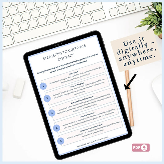 Inner Strength Worksheets – 36 Printable Pages to Build Confidence, Resilience, and Self-Awareness