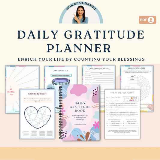 Life Skills Therapy Bundle – Printable Tools for Emotional Growth, Boundaries, Self-Care & Resilience