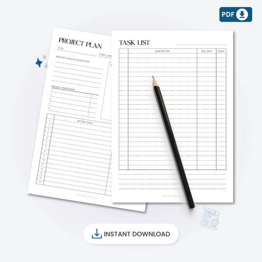 Project Planner Printable – Your Productivity Power Tool 🖊️✨