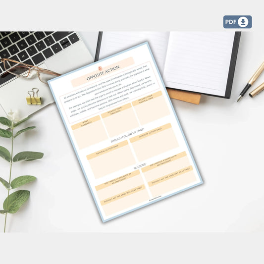 Coping Skills Toolbox Workbook – 22 Printable Pages Exploring 6 Coping Styles for Emotional Regulation & Resilience