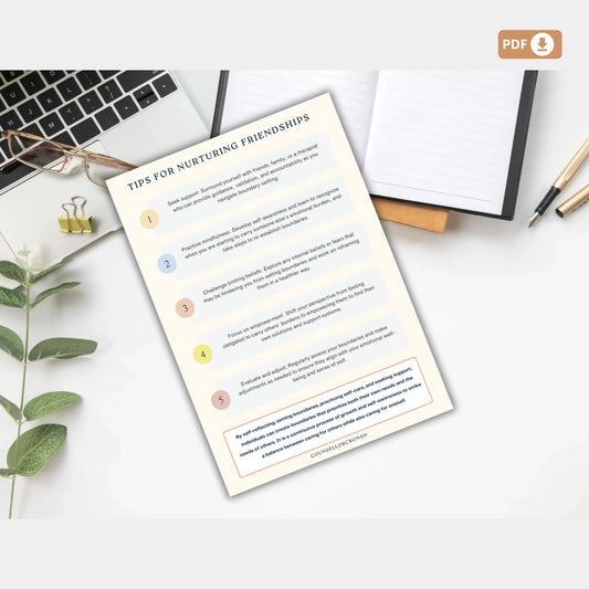 Friendship Skills Workbook – Printable Guide to Building, Navigating & Nurturing Healthy Relationships